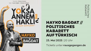 Hayko Bagdat // Politisches Kabarett auf türkisch